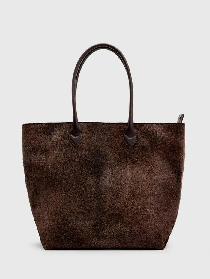 Leather Bags Men John Varvatos TOTE BAG Charc Brown