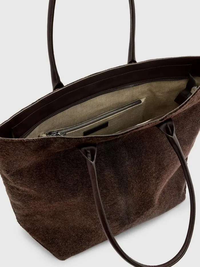 Leather Bags Men John Varvatos TOTE BAG Charc Brown
