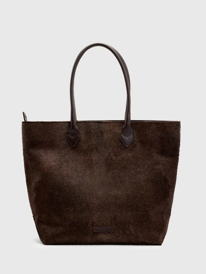 Leather Bags Men John Varvatos TOTE BAG Charc Brown