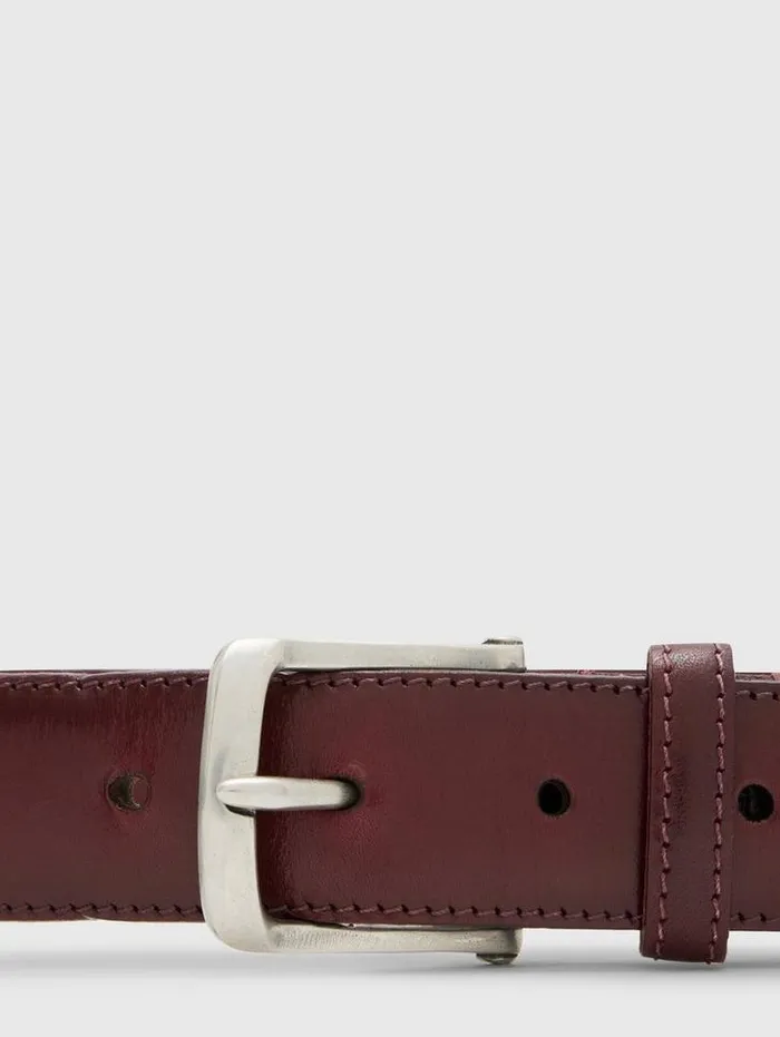 Leather Belts Men John Varvatos DRESS BELT Black