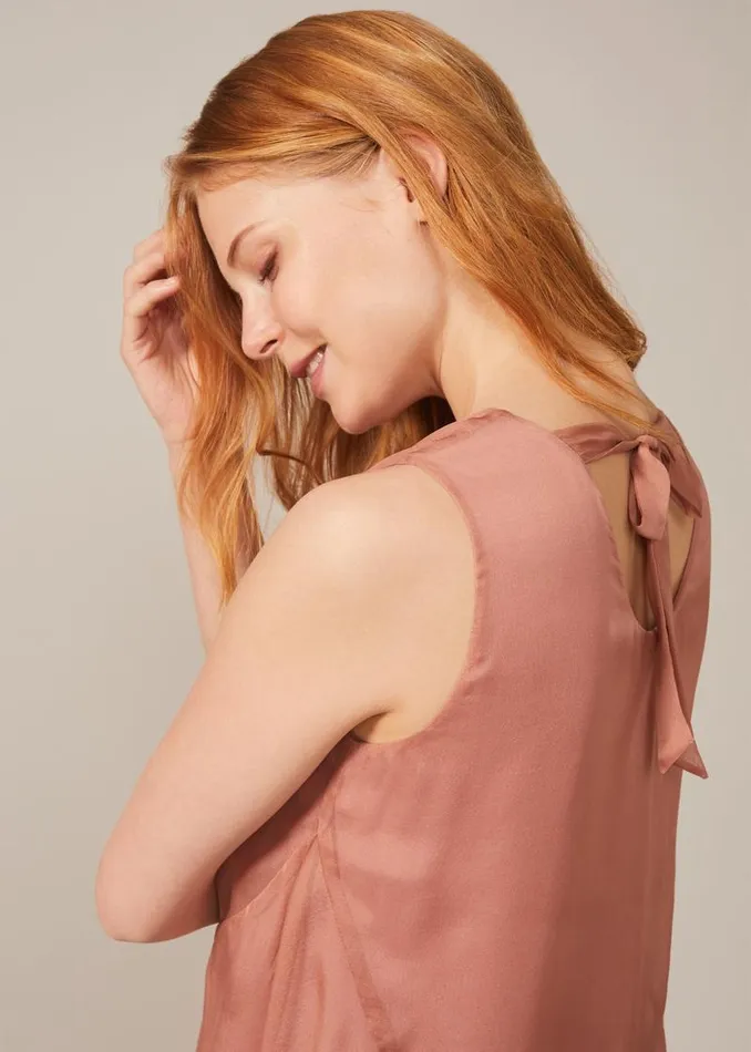 Leowa Silk Blouse Blush Women Phase Eight Shirts and Blouses
