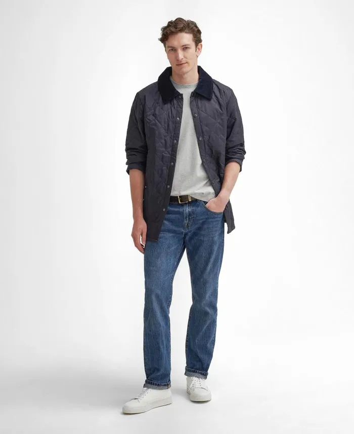 Liddesdaleu00ae Quilted Jacket Black Men Barbour Quilted Jackets
