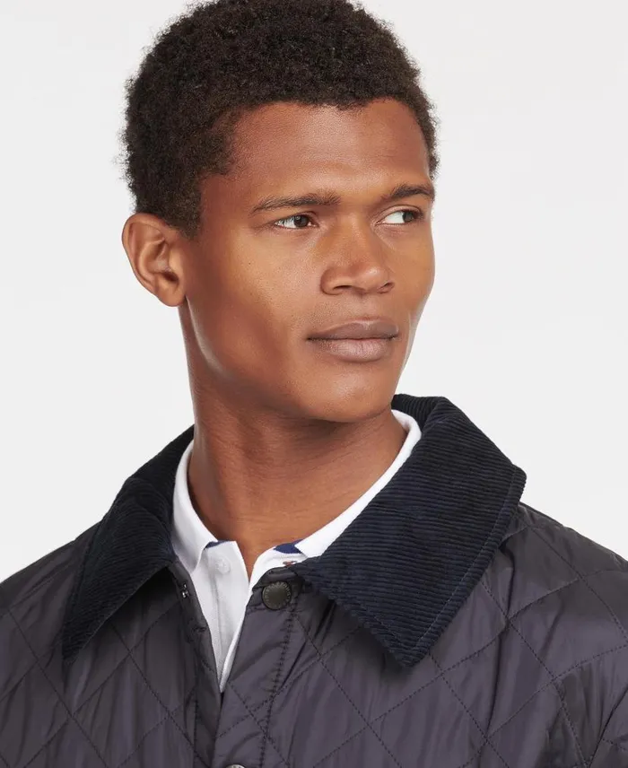 Liddesdaleu00ae Quilted Jacket Black Men Barbour Quilted Jackets