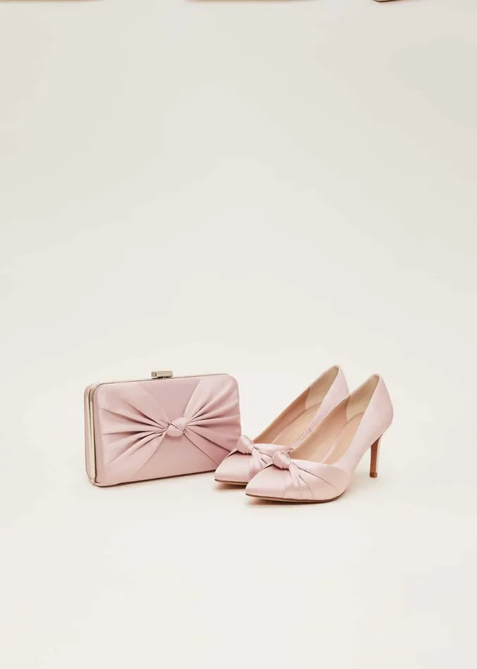 Light Pink Satin Clutch Box Antique Rose Women Phase Eight Bags and Clutches Light Pink Satin Clutch Box Antique Rose Women Phase Eight Bags and Clutches