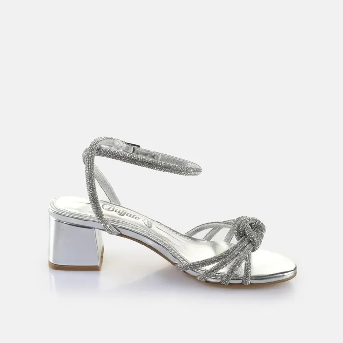 Lilly Bow Glitzersilber Buffalo Heels Lilly Bow Glitzersilber Buffalo Heels