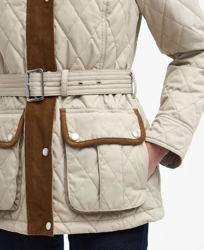 Lily Quilted Jacket Olive Women Barbour Quilted Jackets
