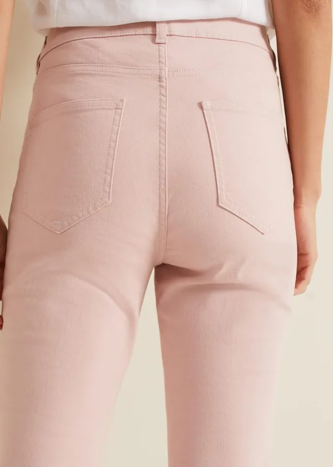 Lindsey Cropped Straight Leg Jeans Pink Women Phase Eight Jeans