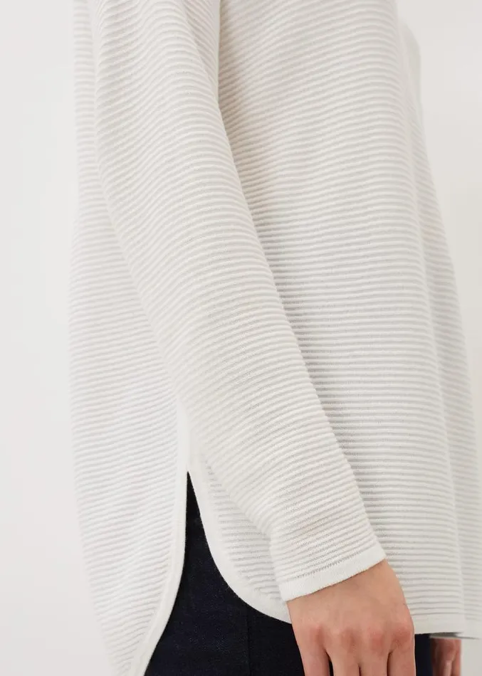 Lisha Ribbed Knit Jumper Ivory Women Phase Eight Knitwear