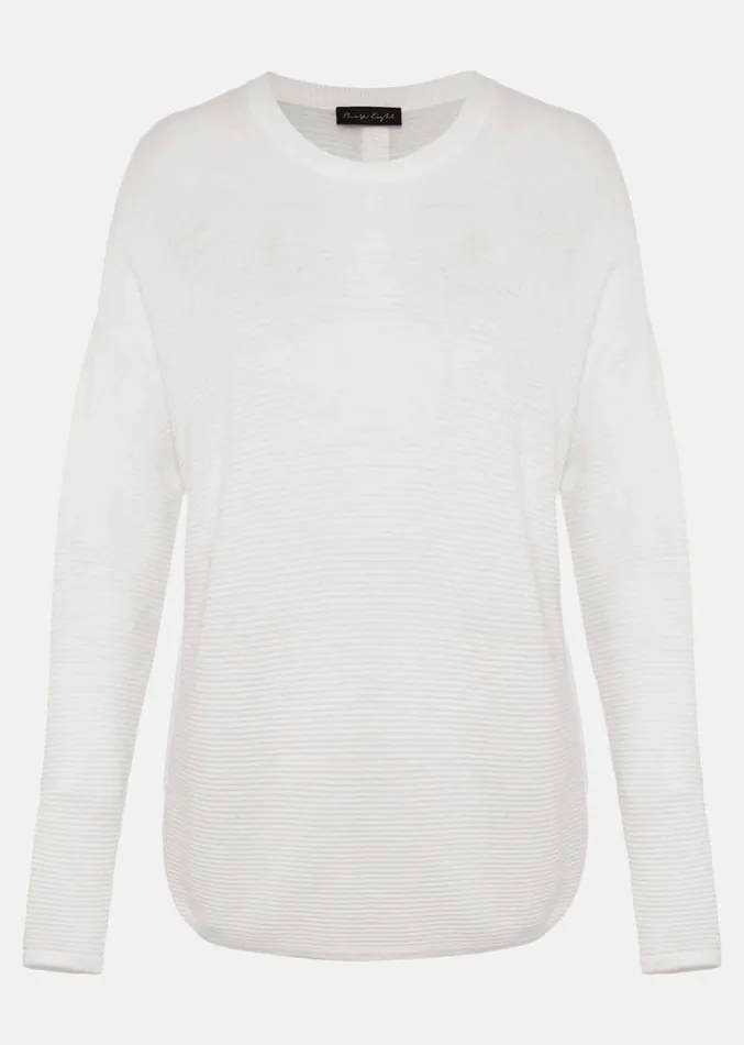 Lisha Ribbed Knit Jumper Ivory Women Phase Eight Knitwear