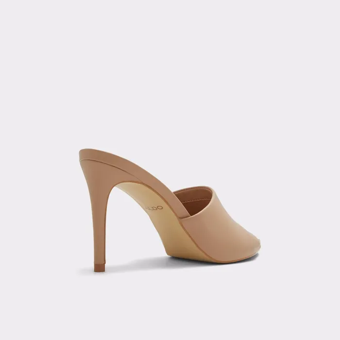 Liya Dark Beige Women ALDO Mule Shoes