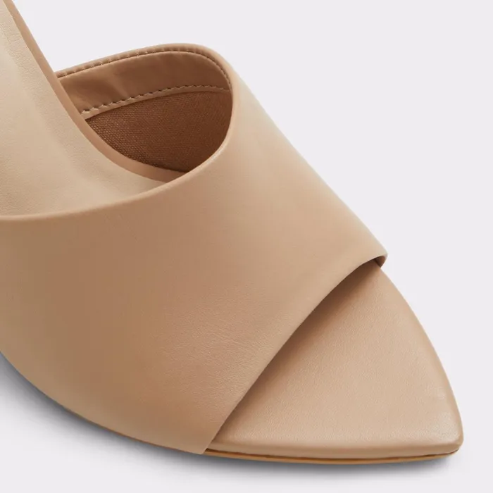 Liya Dark Beige Women ALDO Mule Shoes