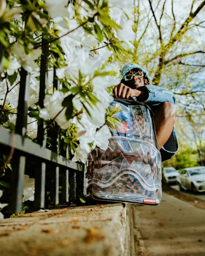 LOUD AND CLEAR 8211 CLEAR DLX BACKPACK Bags SPRAYGROUND LOUD AND CLEAR 8211 CLEAR DLX BACKPACK Bags SPRAYGROUND