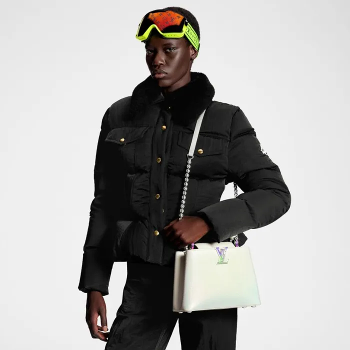 Louis Vuitton Capucines Bag Louis Vuitton M23307 LV SKI Capucines BB Snow White 8211 Louis Vuitton Handbag Store 8211 Women