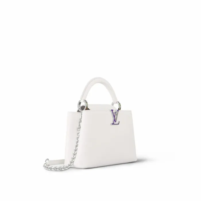 Louis Vuitton Capucines Bag Louis Vuitton M23307 LV SKI Capucines BB Snow White 8211 Louis Vuitton Handbag Store 8211 Women