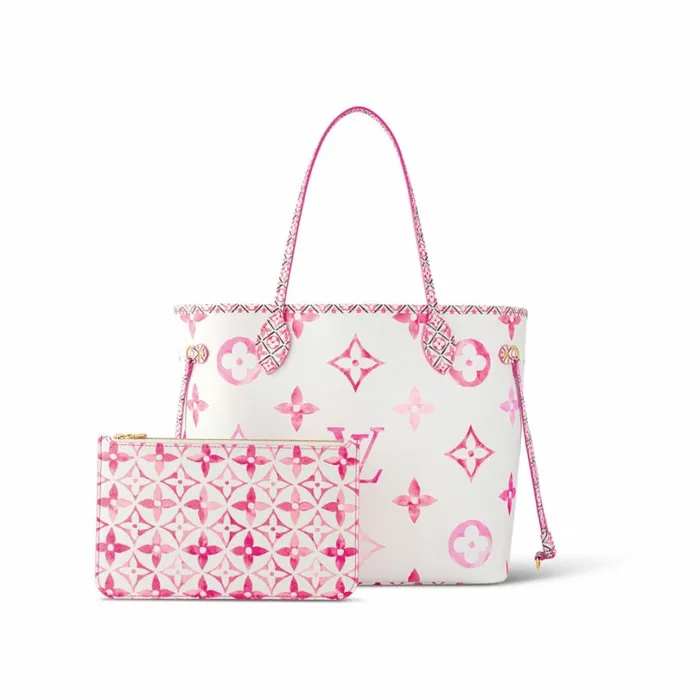 Louis Vuitton Neverfull Bag Louis Vuitton M22980 Neverfull MM Pink Monogram 8211 Louis Vuitton Handbag Store 8211 Women