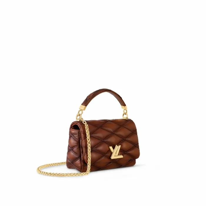 Louis Vuitton Twist Bag Louis Vuitton M23601 GO14 MM Smoked Tan 8211 Louis Vuitton Handbag Store 8211 Women