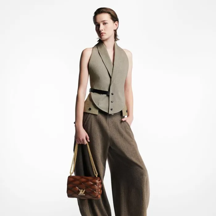 Louis Vuitton Twist Bag Louis Vuitton M23601 GO14 MM Smoked Tan 8211 Louis Vuitton Handbag Store 8211 Women