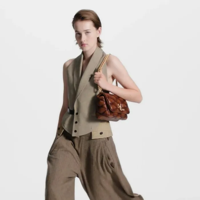 Louis Vuitton Twist Bag Louis Vuitton M23601 GO14 MM Smoked Tan 8211 Louis Vuitton Handbag Store 8211 Women