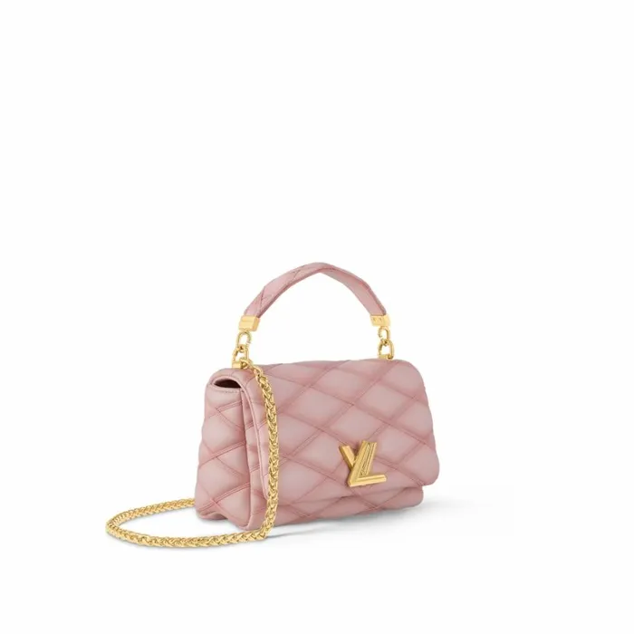 Louis Vuitton Twist Bag Louis Vuitton M24465 GO14 MM Rosabella Pink 8211 Louis Vuitton Handbag Store 8211 Women