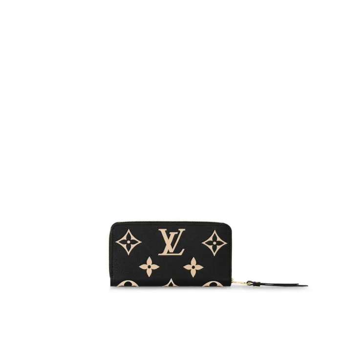 Louis Vuitton Wallets Louis Vuitton BlackBeige M80481 Zippy Wallet 8211 Louis Vuitton Handbag Store 8211 Women