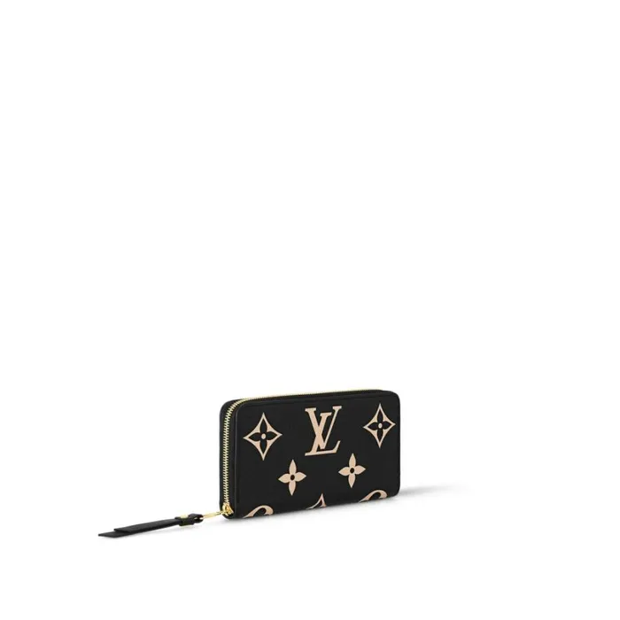 Louis Vuitton Wallets Louis Vuitton BlackBeige M80481 Zippy Wallet 8211 Louis Vuitton Handbag Store 8211 Women