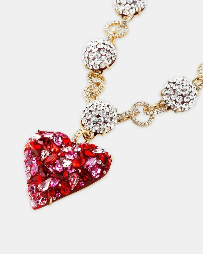 Love Me Necklace Red Women Aquazzura Jewelry