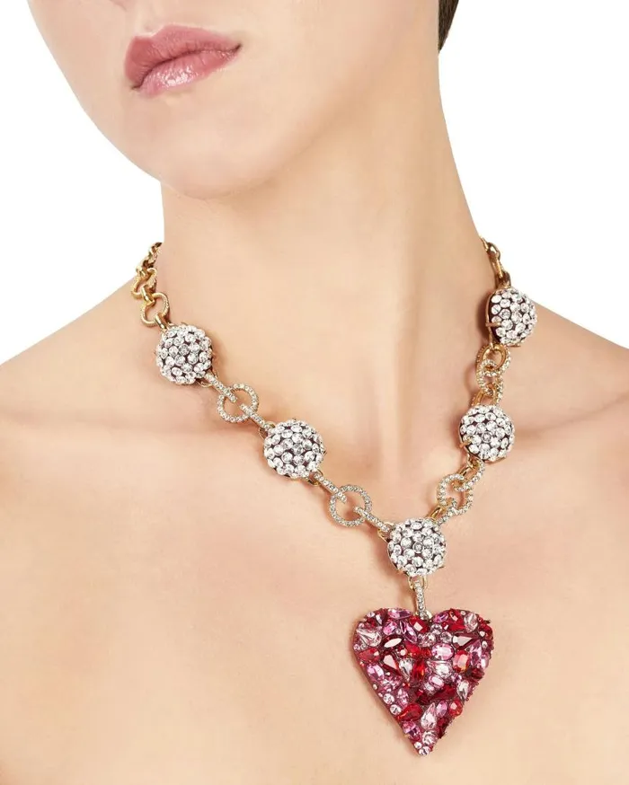 Love Me Necklace Red Women Aquazzura Jewelry Love Me Necklace Red Women Aquazzura Jewelry