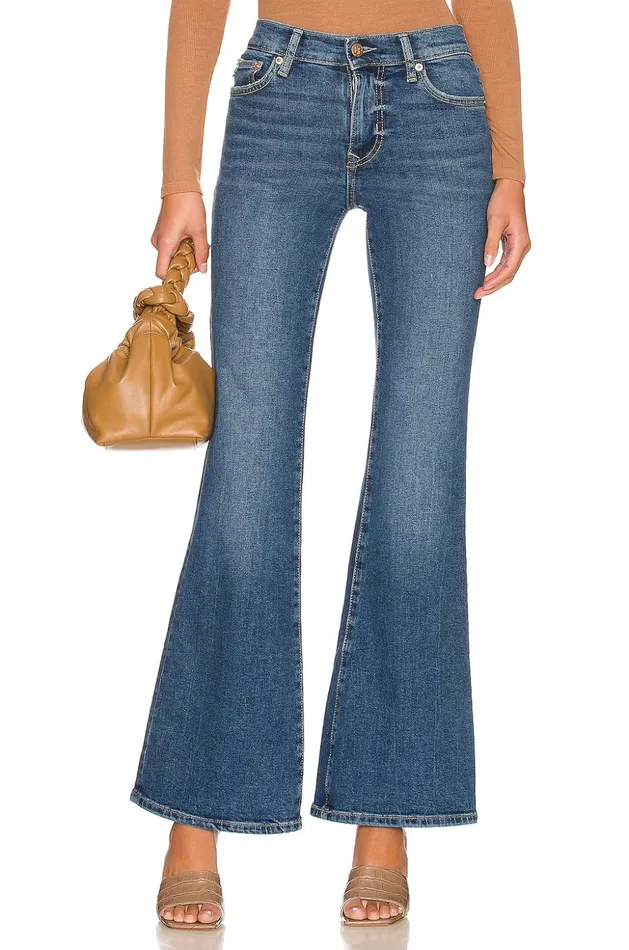 Lovers and Friends Denim Women River Low Rise Flare Verona