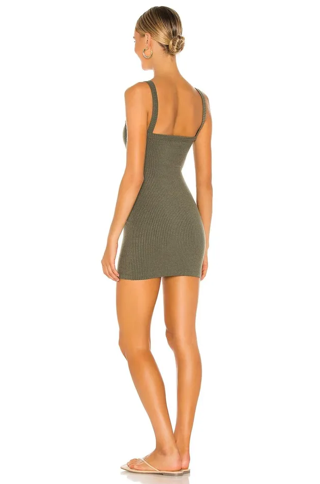 Lovers and Friends Dresses Women Bradian Dress Olive Green Lovers and Friends Dresses Women Bradian Dress Olive Green