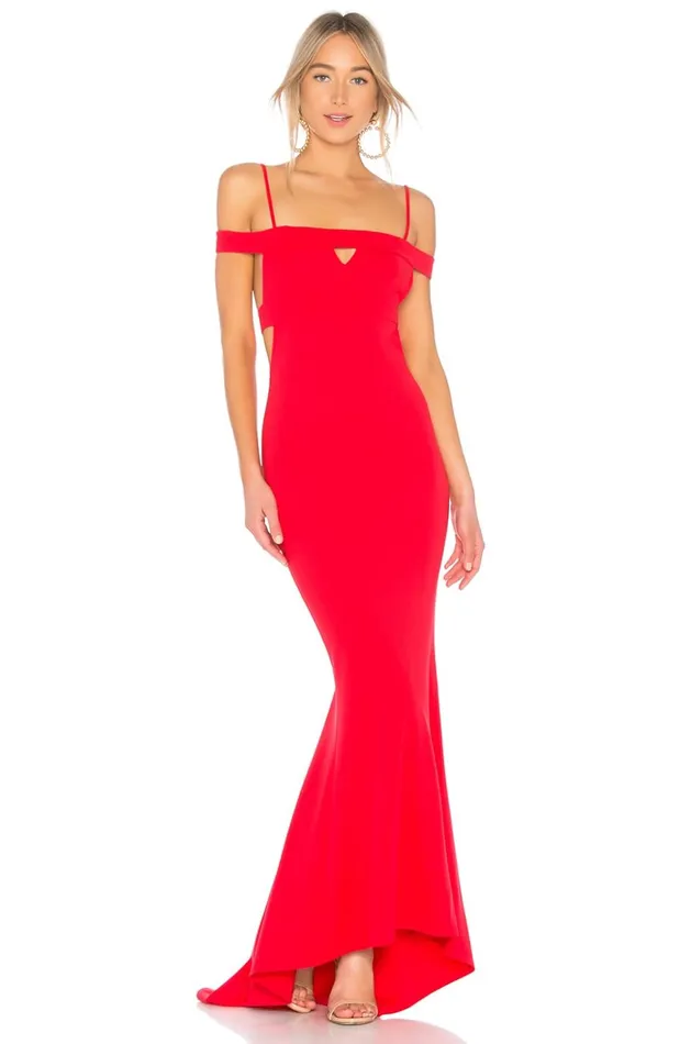 Lovers and Friends Dresses Women Cece Gown Red Rose Lovers and Friends Dresses Women Cece Gown Red Rose