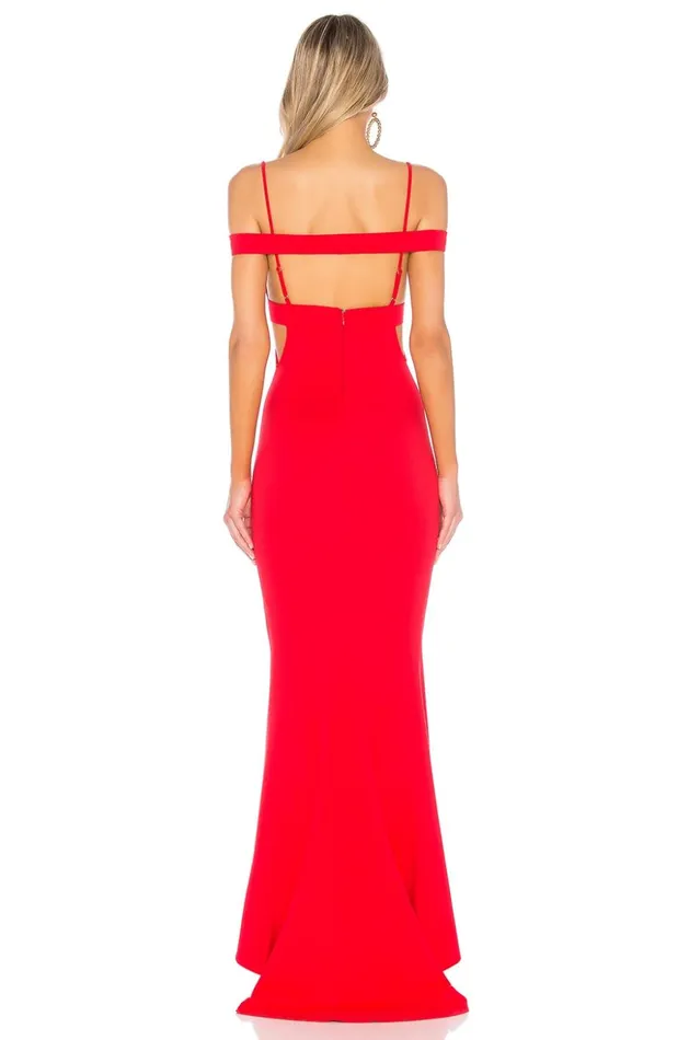 Lovers and Friends Dresses Women Cece Gown Red Rose Lovers and Friends Dresses Women Cece Gown Red Rose