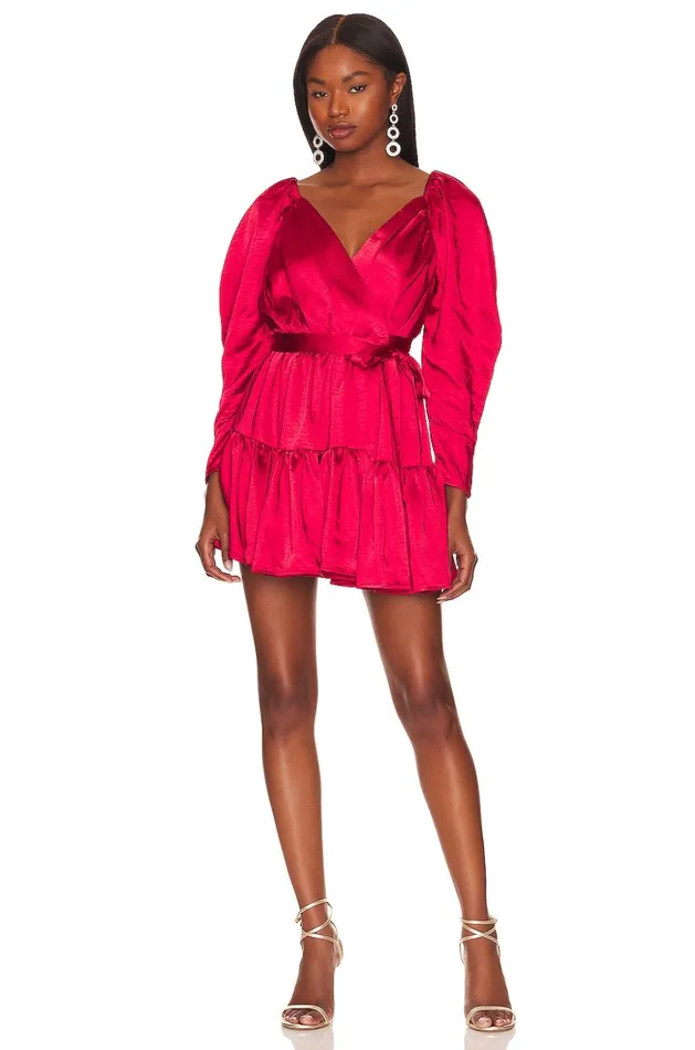 Lovers and Friends Dresses Women Corinne Mini Dress Cherry Red