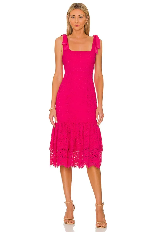 Lovers and Friends Dresses Women Day Keeper Midi Dress Paradise Pink