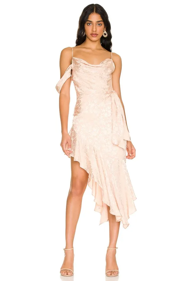 Lovers and Friends Dresses Women Deborah Midi Dress Champagne