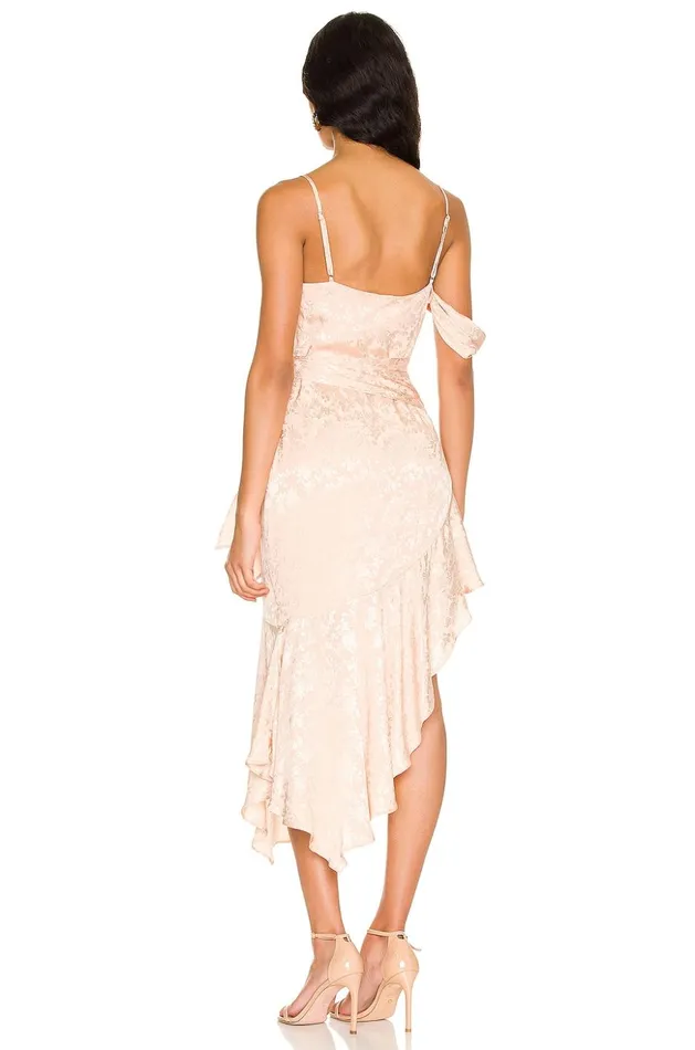 Lovers and Friends Dresses Women Deborah Midi Dress Champagne Lovers and Friends Dresses Women Deborah Midi Dress Champagne