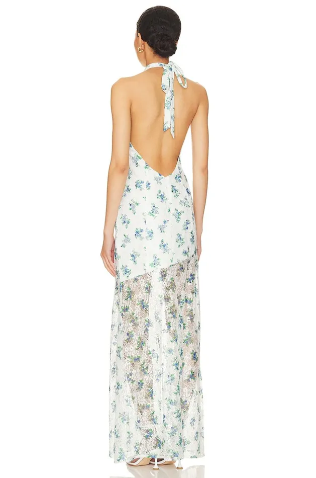 Lovers and Friends Dresses Women Edina Gown Bouquet Floral Multi Lovers and Friends Dresses Women Edina Gown Bouquet Floral Multi
