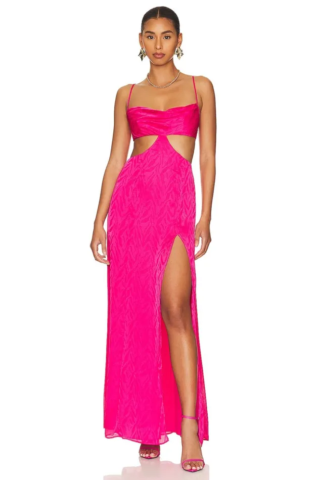 Lovers and Friends Dresses Women Jamey Maxi Dress Berry Pink