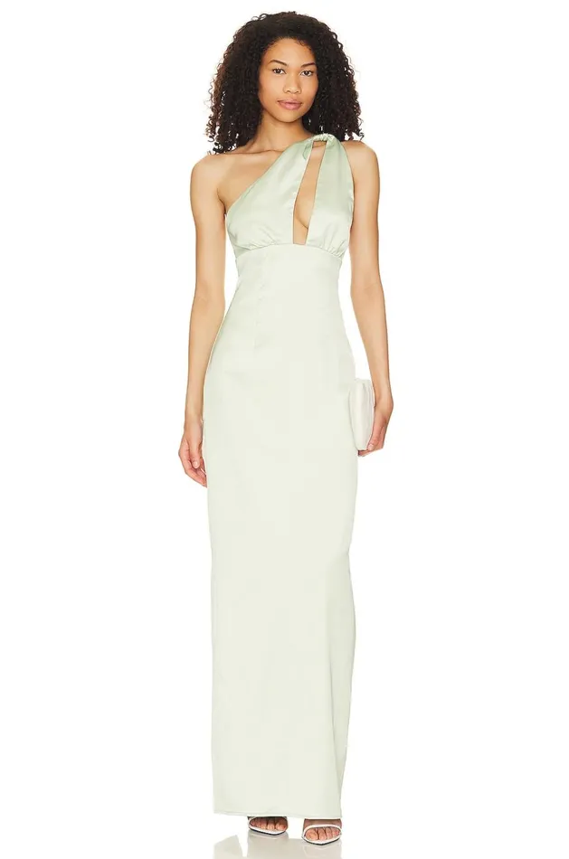 Lovers and Friends Dresses Women Jolene Gown Sage Green
