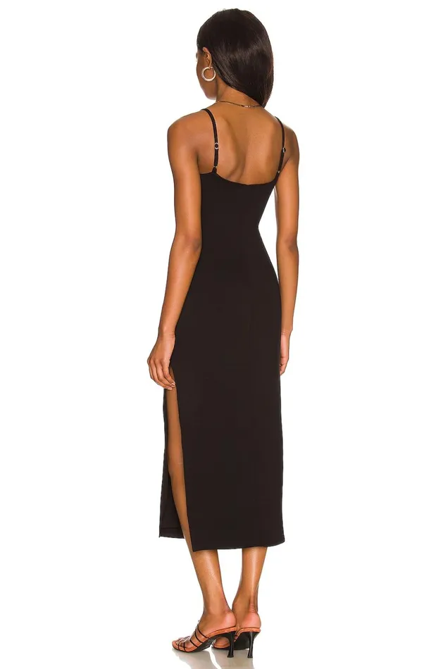 Lovers and Friends Dresses Women Madalin Midi Dress Black Lovers and Friends Dresses Women Madalin Midi Dress Black