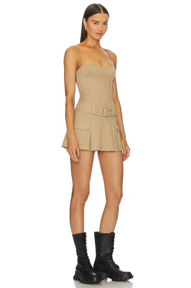 Lovers and Friends Dresses Women Remy Mini Dress Taupe Neutral Lovers and Friends Dresses Women Remy Mini Dress Taupe Neutral