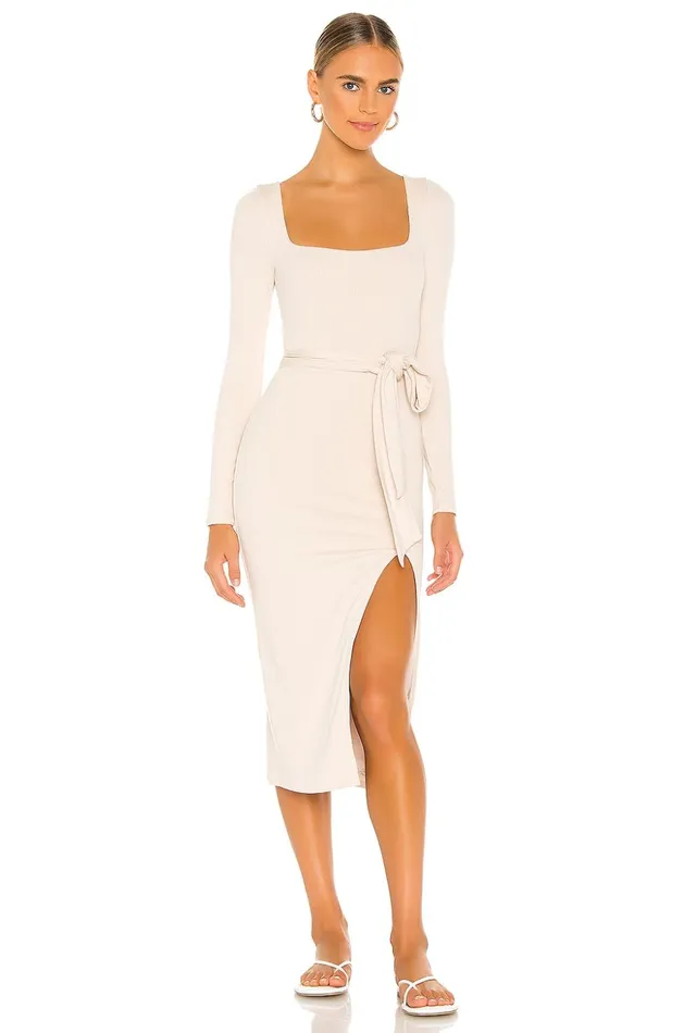 Lovers and Friends Dresses Women Sariah Midi Dress Ecru