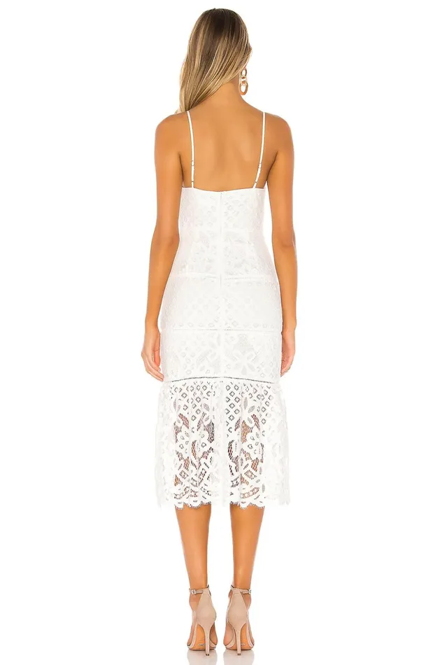 Lovers and Friends Dresses Women Tilly Midi Dress White Lovers and Friends Dresses Women Tilly Midi Dress White
