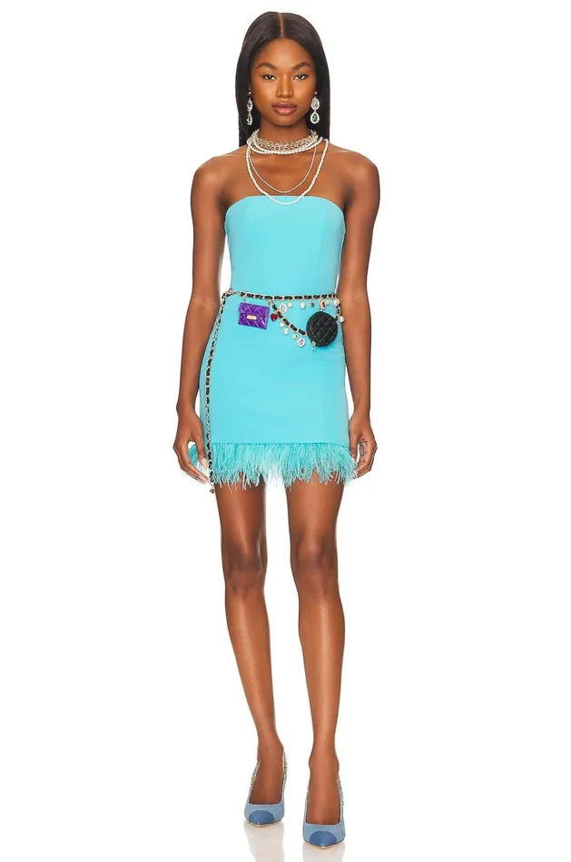 Lovers and Friends Dresses Women Westlake Mini Dress Turquoise Blue