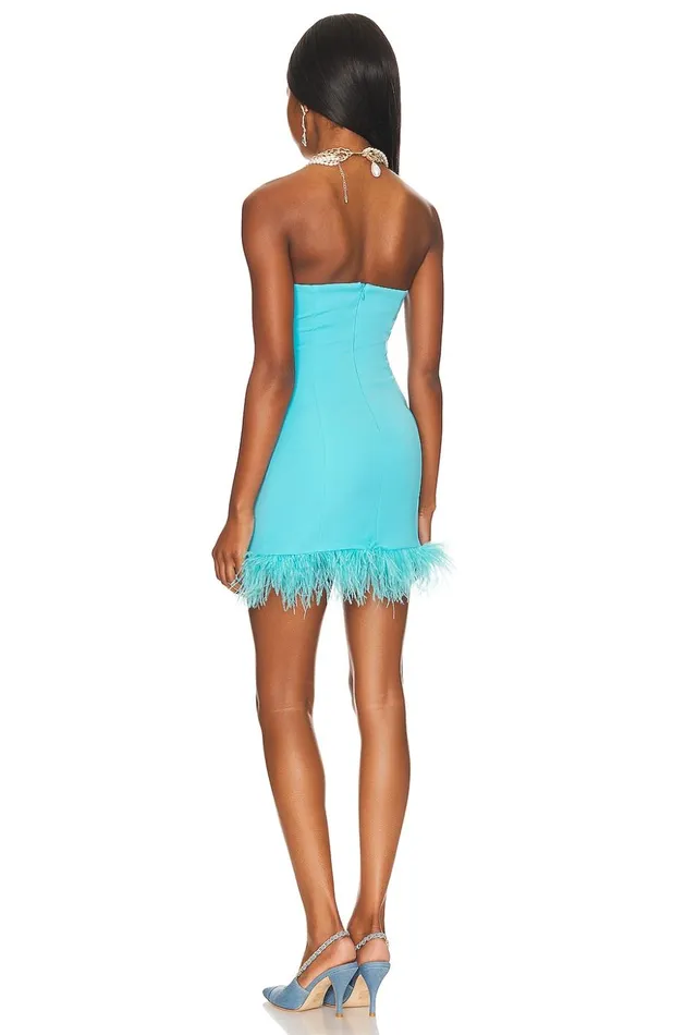 Lovers and Friends Dresses Women Westlake Mini Dress Turquoise Blue Lovers and Friends Dresses Women Westlake Mini Dress Turquoise Blue