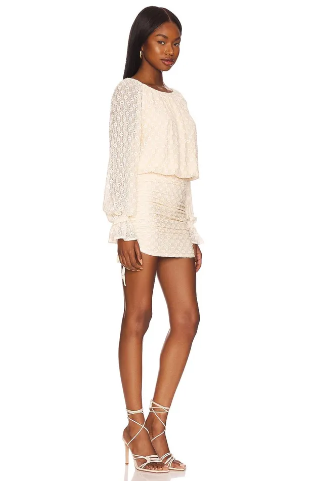 Lovers and Friends Dresses Women Xenia Mini Dress Ivory Lovers and Friends Dresses Women Xenia Mini Dress Ivory