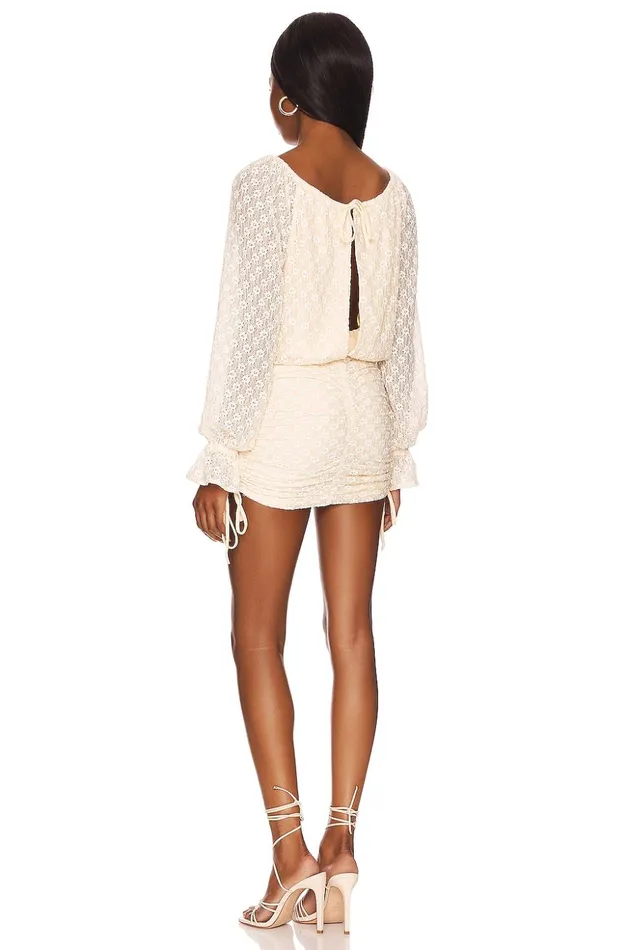 Lovers and Friends Dresses Women Xenia Mini Dress Ivory Lovers and Friends Dresses Women Xenia Mini Dress Ivory
