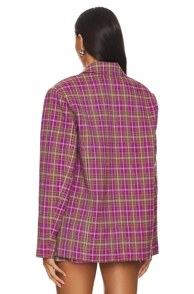 Lovers and Friends Jackets and Coats Women Heather Blazer Houndstooth Multi Lovers and Friends Jackets and Coats Women Heather Blazer Houndstooth Multi