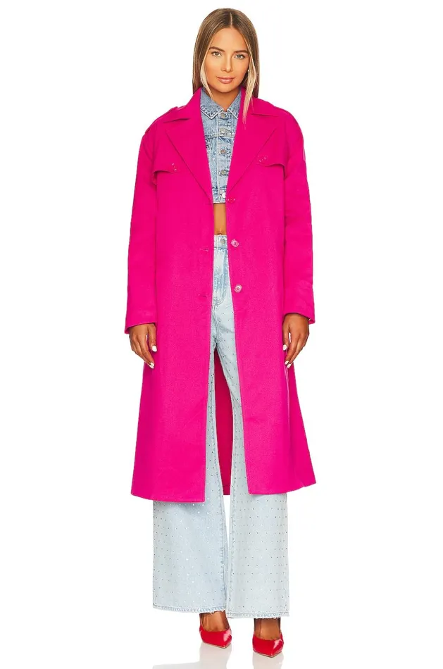 Lovers and Friends Jackets and Coats Women Vivian Coat Bright Pink