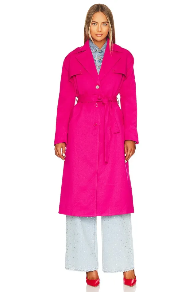 Lovers and Friends Jackets and Coats Women Vivian Coat Bright Pink Lovers and Friends Jackets and Coats Women Vivian Coat Bright Pink