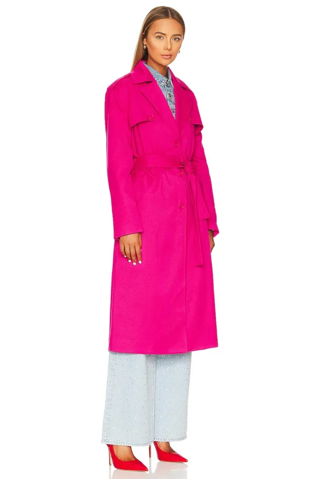 Lovers and Friends Jackets and Coats Women Vivian Coat Bright Pink Lovers and Friends Jackets and Coats Women Vivian Coat Bright Pink